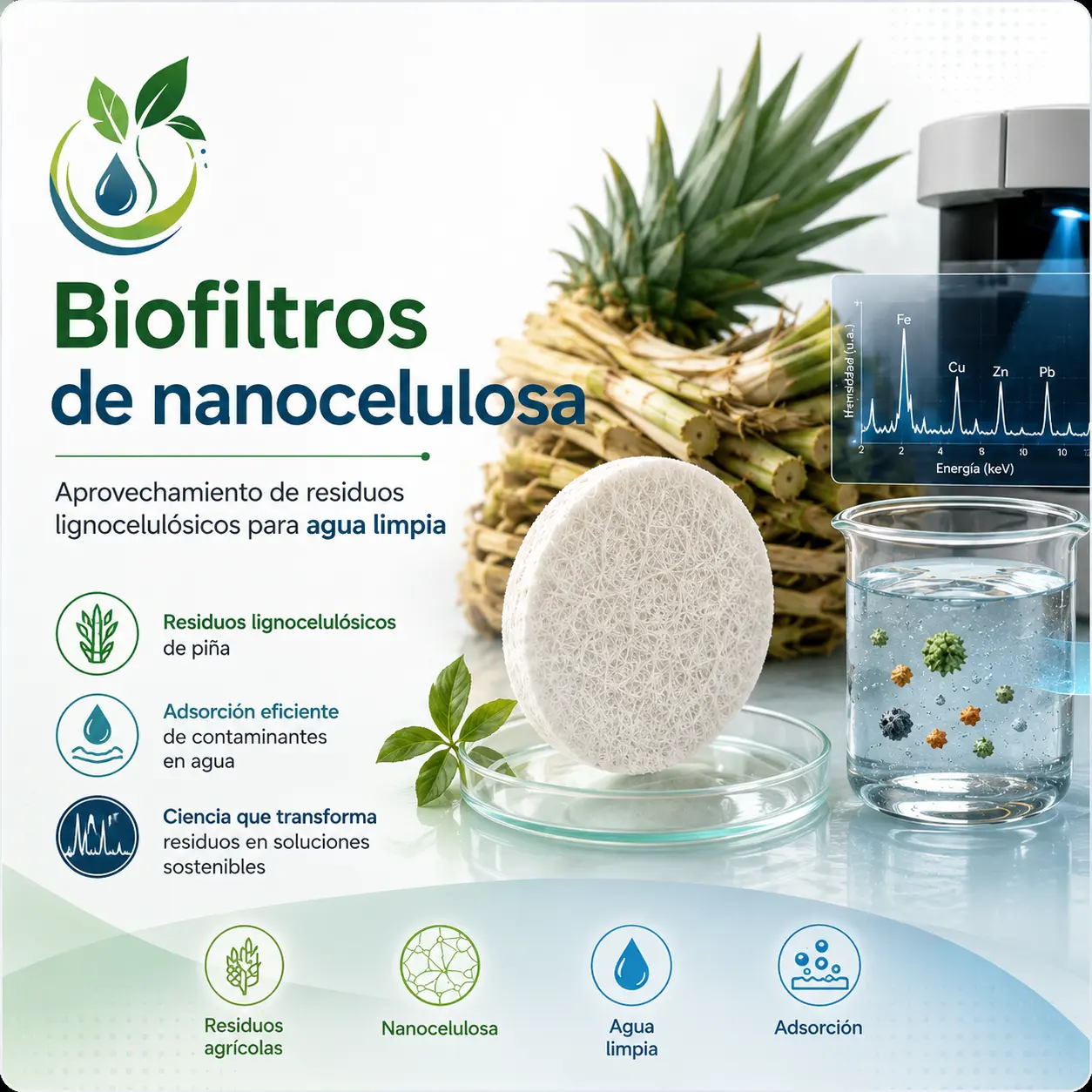 Imagen de Evaluación de diferentes materiales lignocelulósicos como fuentes de carbono para producción de celulasas a partir de Trichoderma sp.