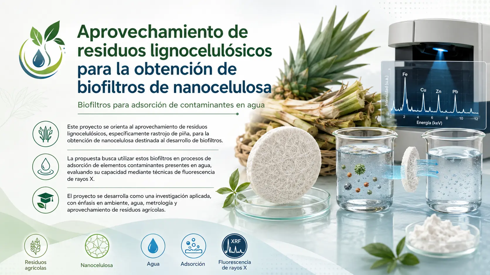 Imagen de Evaluación de diferentes materiales lignocelulósicos como fuentes de carbono para producción de celulasas a partir de Trichoderma sp.